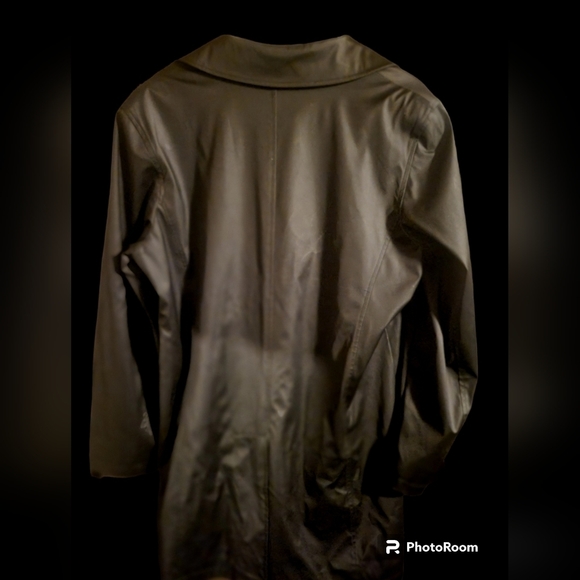 Giacca Gallery Company Womens Black Long Sleeve Button Overcoat size xl - Picture 2 of 6